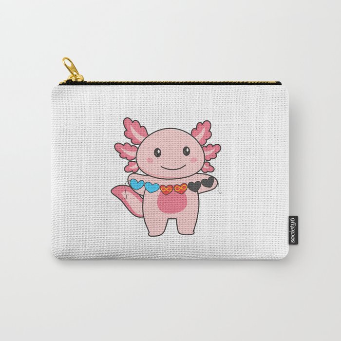 Polyamory Flag Polyamory Pride Lgbtq Axolotl Carry-All Pouch