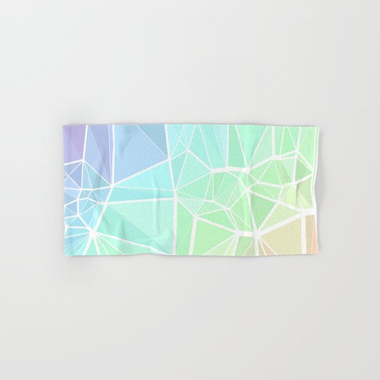 Rainbow Triangles Hand & Bath Towel