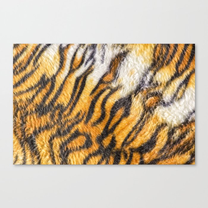 Tiger fur pattern Canvas Print