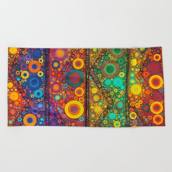 Bubble Mosaic Beach Towel