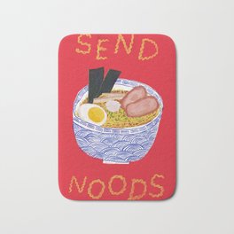 Send Noods Bath Mat | Asianfood, Sendnudes, Digital, Painting, Noodles, Sendnoods, Curated, Noods, Chinese, Ramen 