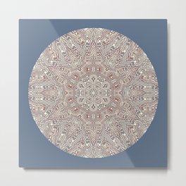 Star Source 7a Metal Print | Tapestry, Abstract, Decorative, Harmony, Digital, Print, Mandala, Wallart, Towel, Rug 