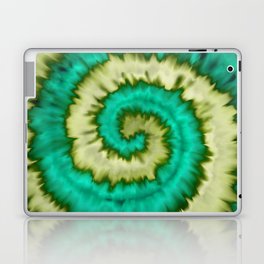 Greenery Spiral Tie-dye Laptop Skin