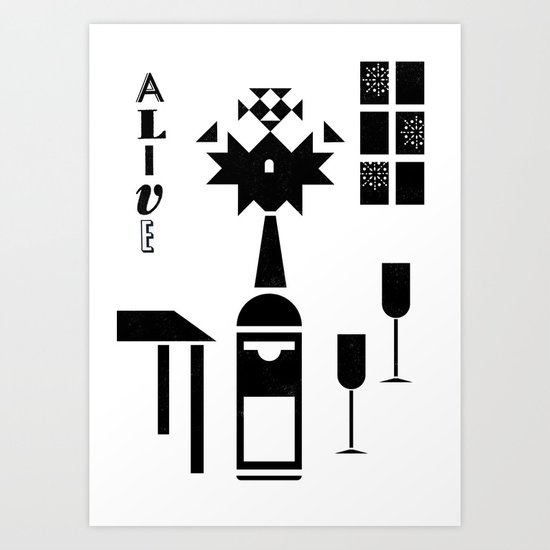 alive Art Print