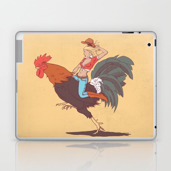 Girl Riding a Cock Laptop & iPad Skin