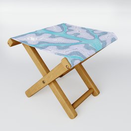 Vermis Cerebellum Brain | Medical Art | Microscopy and histology | Turquoise and lilac Folding Stool