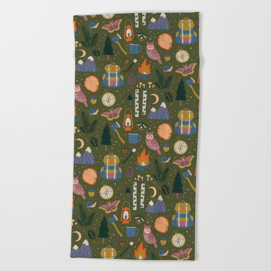 Into the Woods Beach Towel