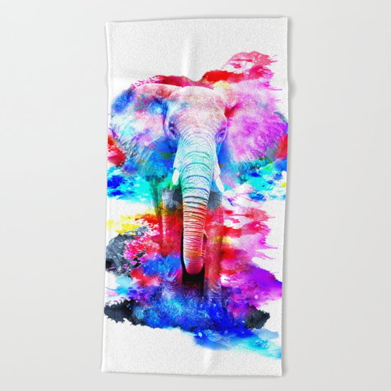 Elephant's Song Beach Towel