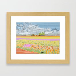 The Flower Farm Framed Art Print