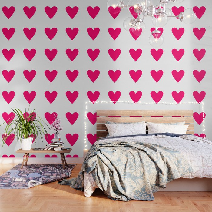 Big Pink Heart Wallpaper