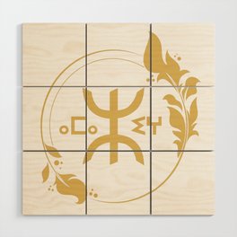  Amazigh Pride Tifinagh Patriotic Kabyle Wood Wall Art