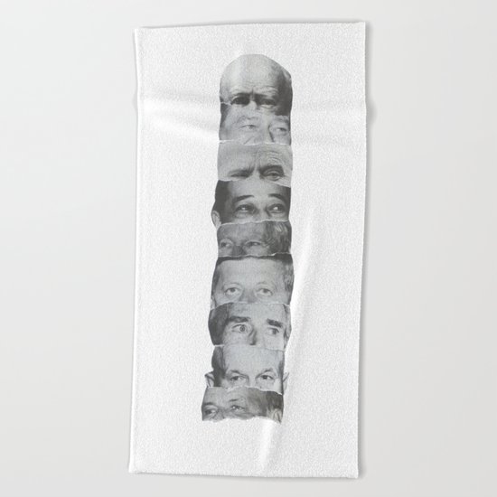 Totem Poll Beach Towel