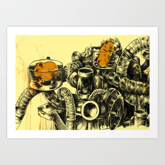 Hamsters Art Print