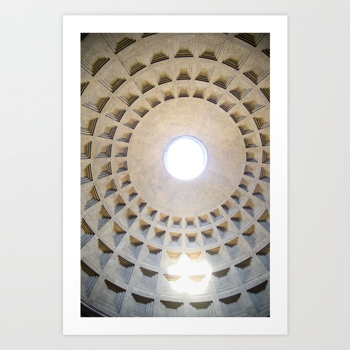 The Pantheon in Rome #1 #travel #wall #art #society6 Art Print