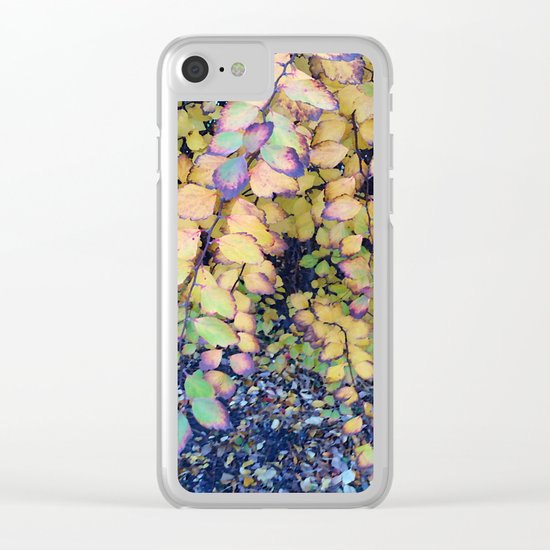 little leaves Clear iPhone Case