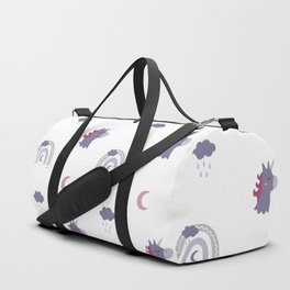 Magical Unicorn Rainbow pattern print Duffle Bag