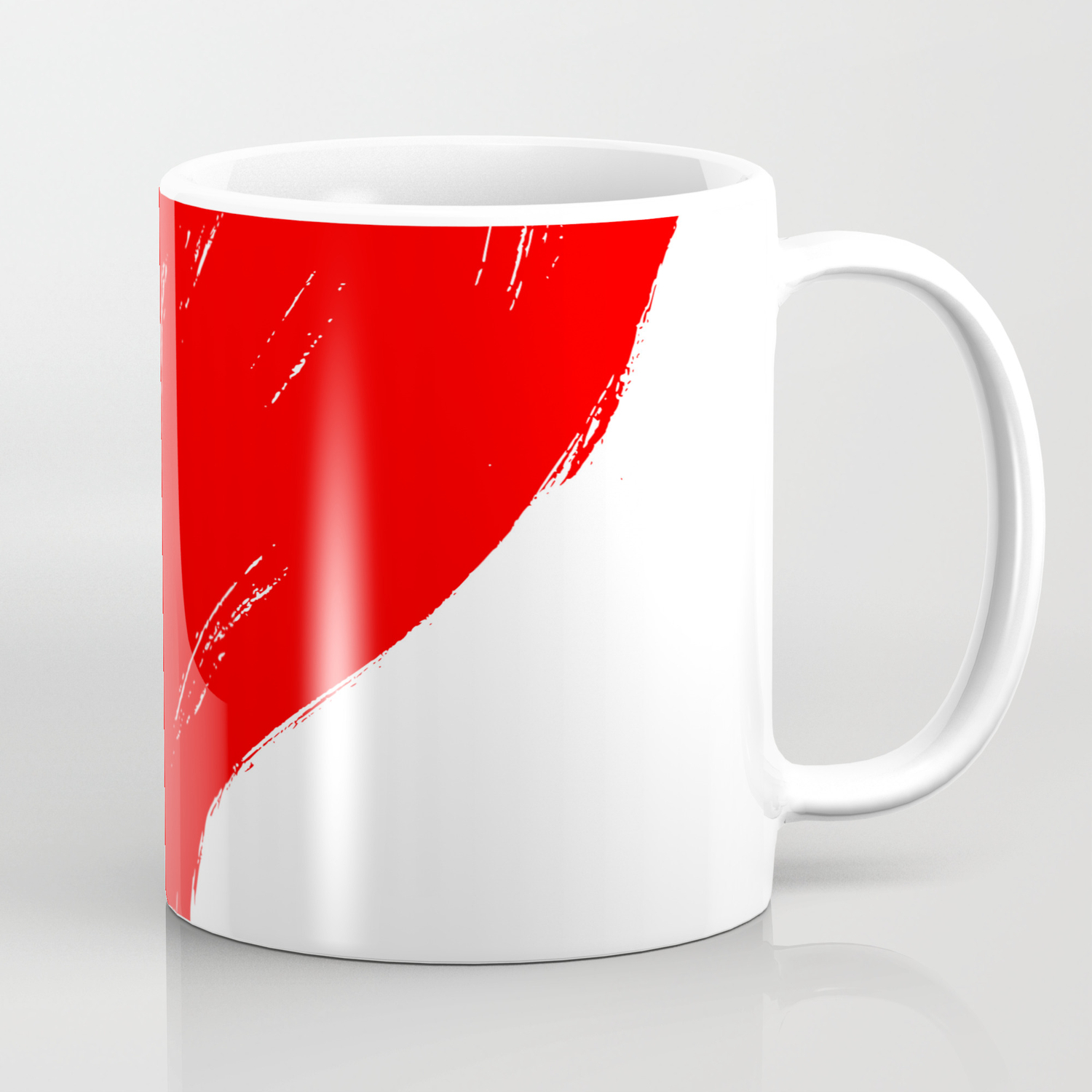 Red Heart Painting Coffee Mug By Gomeans Society6