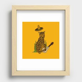 leopard Recessed Framed Print