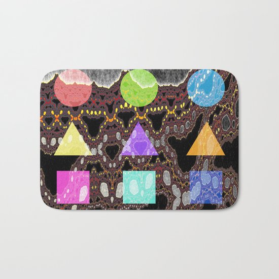 land of bridges forms Bath Mat