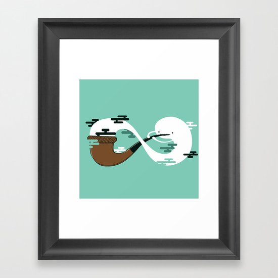 Infinite Pipe Framed Art Print