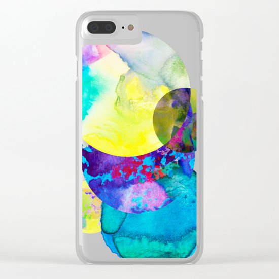 Abstract 2 Clear iPhone Case