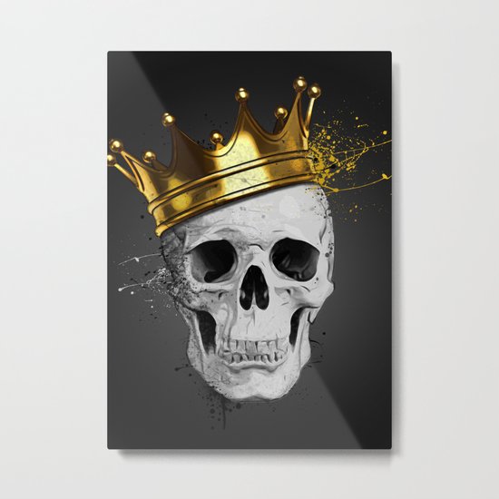 Royal Skull Metal Print
