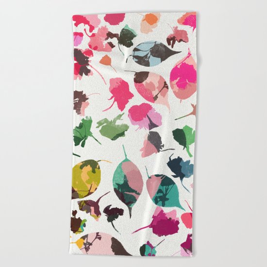 cherry blossom 3 Beach Towel