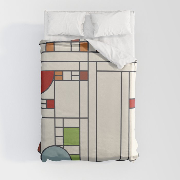 Stained glass pattern S02 Duvet Cover