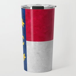 Flag of North Carolina US State Flags Tar Heel Banner Standard Colors Travel Mug