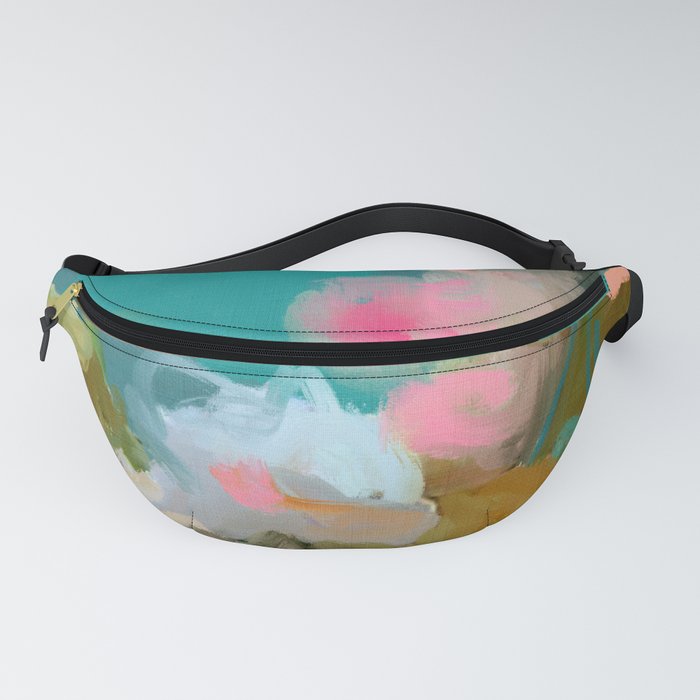 floral abstract 1 22 Fanny Pack