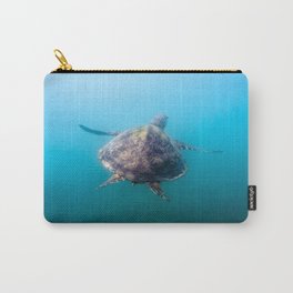 Turtle gliding underwater Carry-All Pouch