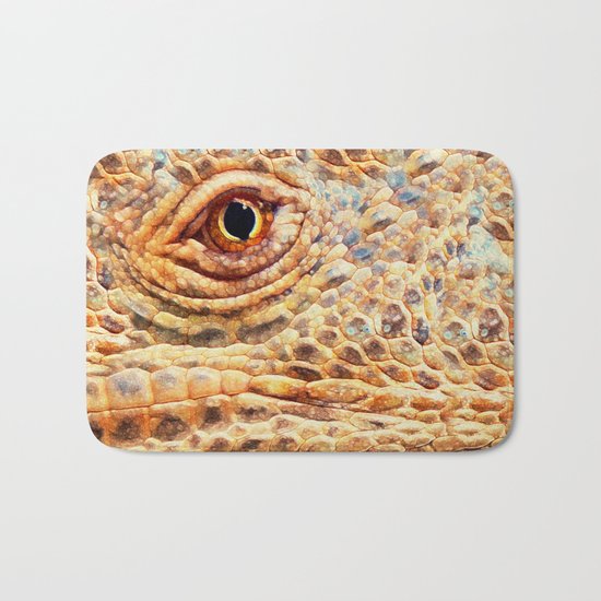 IGUANA ABSTRACT Bath Mat