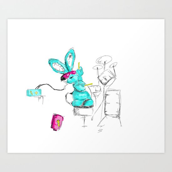 Go Juice Art Print