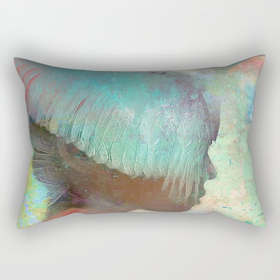 The messenger Alpha Rectangular Pillow