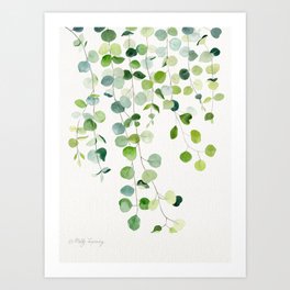 Eucalyptus Watercolor 6 Art Print