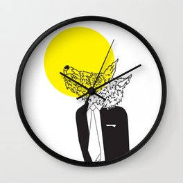 Wolf in Men's Clothing 2 Wall Clock