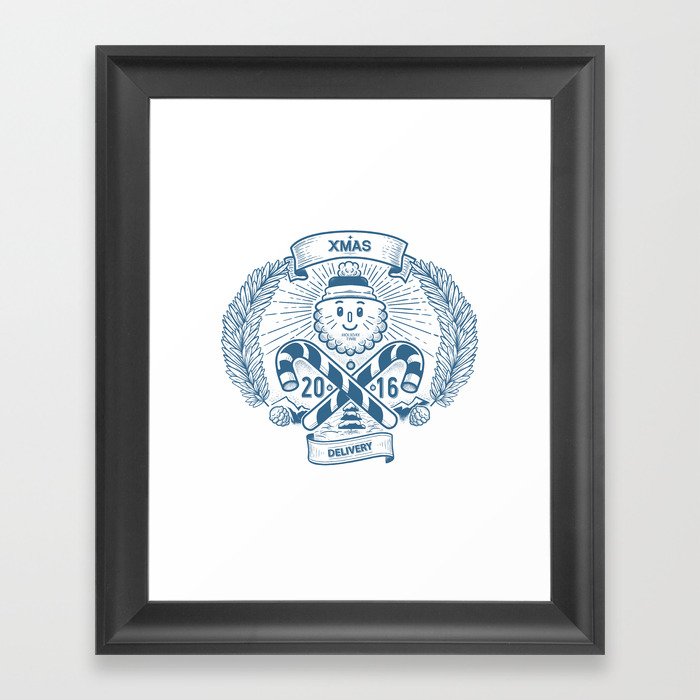 Xmas Delivery Framed Art Print by Mikhail Kalinin Society6