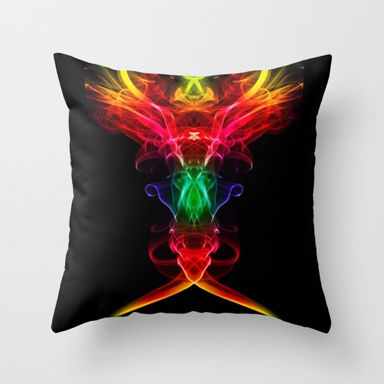 Smoked Lobster Throw Pillow
