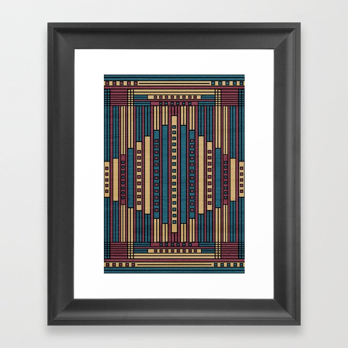 GeoAbstract Framed Art Print