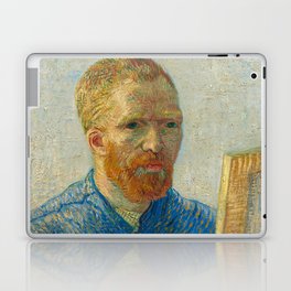 Self-Portrait as a Painter, 1887-1888 by Vincent van Gogh Laptop Skin
