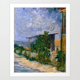 Vincent Van Gogh Shelter on Montmartre  Art Print