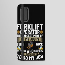 Forklift Operator Driver Lift Truck Training Android Wallet Case