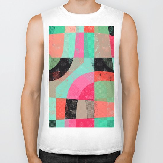Patchwork Biker Tank