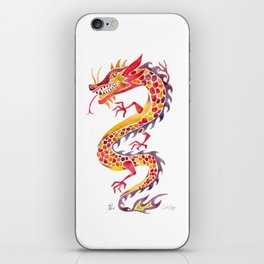 Chinese Dragon – Fiery Palette iPhone Skin