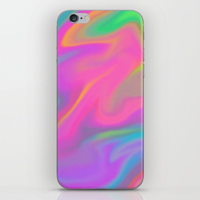 Abstract Rainbow Galaxy Retro 90s iPhone Skin