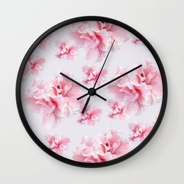 Pink Azalea Flower Dream #1 #floral #pattern #decor #art #society6 Wall Clock