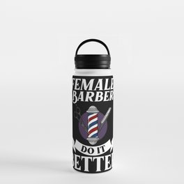 Barber Hair Stylist Hairdresser Barbershop Salon Water Bottle