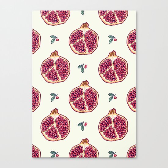 pomegranate garden Canvas Print