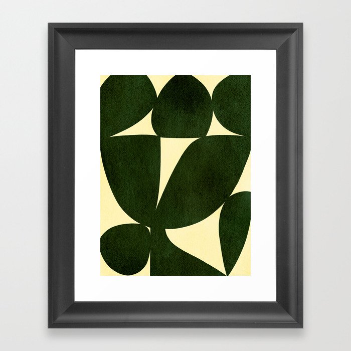 Abstract botanical 56 Framed Art Print