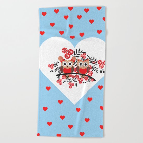 valentine Beach Towel